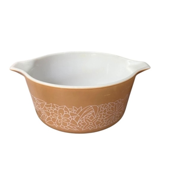 Pyrex Other - Vintage Pyrex 474-B Casserole Dish 1-1/2 Qt. Woodland Tan​​
